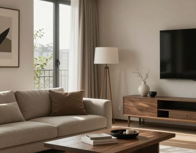 high end apartment styling